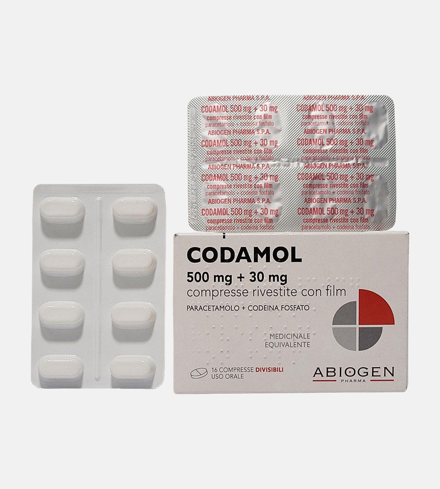 Codamol (codeine/paracetamol) from Abiogen (🇸🇮SL)
